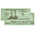 Learning Advantage Play Money $20 Bills, 100 Pieces 7529
